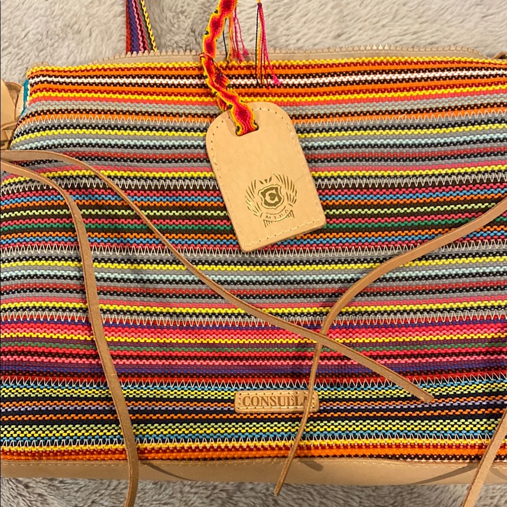 Consuela Ale Downtown Multicolor Striped Women's crossbody